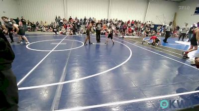 90 lbs Semifinal - Hunter Robinson, Collinsville Cardinal Youth Wrestling vs Cadrain Johnson, Wagoner Takedown Club