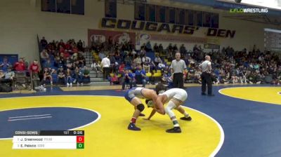 132 lbs Consolation - Job Greenwood, Poudre (CO) vs Elijah Palacio, Edison (Huntington Beach)