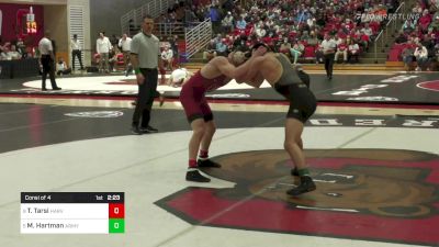 157 lbs Consi Of 4 - Trevor Tarsi, Harvard vs Markus Hartman, Army