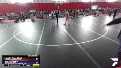 138 lbs Cons. Round 2 - Mason Chambers, LaCrosse Area Wrestlers vs Dylan Brody, Ram Wrestling Club (Random Lake)