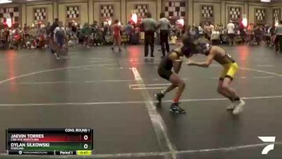 65 lbs Cons. Round 1 - Jaevin Torres, Fish Eye Wrestling vs Dylan Silkowski, Sterling