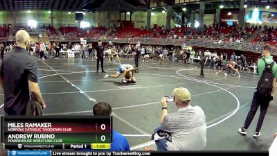 175 lbs Quarterfinal - Miles Ramaker, Norfolk Catholic Takedown Club vs Andrew Rubino, Powerhouse Wrestling Club