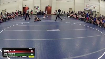 102 lbs Round 2 (6 Team) - Ryker Allen, Idaho vs Cal Schartz, Kansas Rattlers