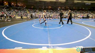 76 lbs Round Of 16 - Wyatt Ledford, Tironook Wrestling vs Landon Goodgion, Tuttle Wrestling