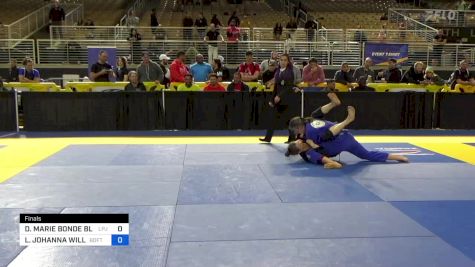 DANIELLE MARIE BONDE BLAUL vs LEAH JOHANNA WILLS 2024 Pan Jiu Jitsu IBJJF Championship