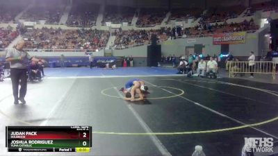 D4-126 lbs Cons. Semi - Judah Pack, Holbrook vs Joshua Rodriguez, Yuma Catholic