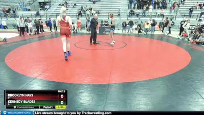 76 lbs Semifinal - Brooklyn Hays, UT vs Kennedy Blades, IL