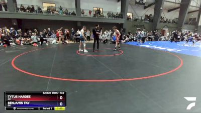 132 lbs Cons. Round 2 - Tytus Hardee, OR vs Benjamin Fay, OR