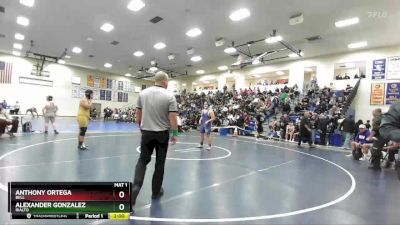 215 lbs Champ. Round 1 - Alexander Gonzalez, Rialto vs Anthony Ortega, Bell