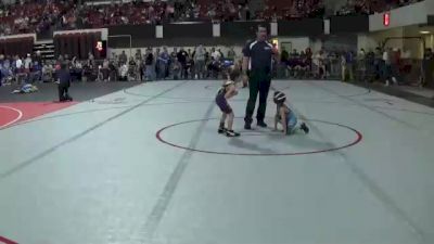 43 lbs Cons. Round 3 - Jaxon Harrill, Cut Bank vs Bodie Neiffer, Havre Wrestling Club