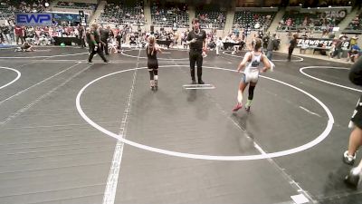 80 lbs Rr Rnd 2 - Chloe Green, HURRICANE WRESTLING ACADEMY vs Kynslee Armstrong, Pirate Wrestling Club