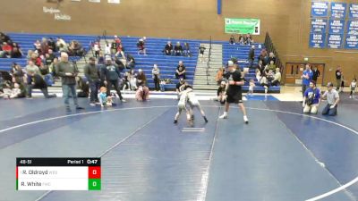 48-51 lbs Round 1 - Rocko Oldroyd, Westlake vs Ridge White, Fremont Wrestling Club