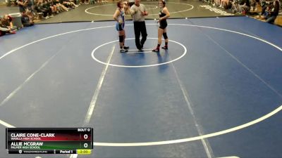 145G Quarterfinal - Claire Cone-Clark, Wasilla High School vs Allie McGraw, Palmer High School