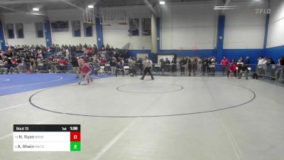 113 lbs Round Of 16 - Nathan Ryan, Barnstable vs Alex Rhein, Newton South