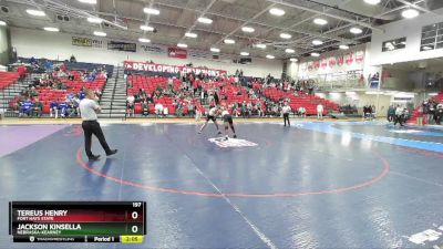 197 lbs 1st Place Match - Jackson Kinsella, Nebraska-Kearney vs Tereus Henry, Fort Hays State