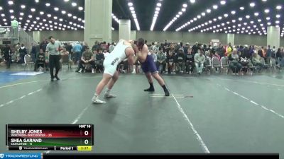 285 lbs Semis (4 Team) - Shea Garand, Castleton vs Shelby Jones, Wisconsin-Whitewater