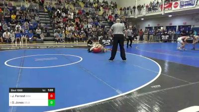 121 lbs Semifinal - Jax Forrest, Bishop McCort vs Dan Jones, Delbarton-NJ