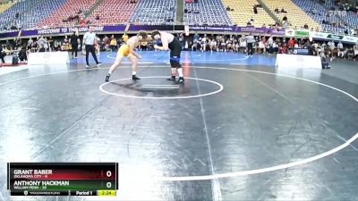 285 lbs Semis (4 Team) - Grant Baber, Oklahoma City vs Anthony Hackman, William Penn