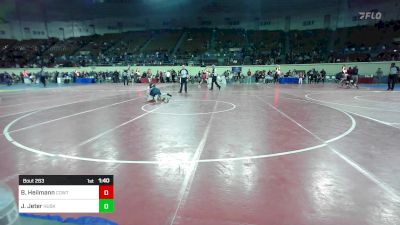 150 lbs Semifinal - Brock Heilmann, CowTown Elite vs Joseph Jeter, Husky Wrestling Club