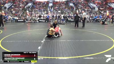 Cons. Semi - Kaiden Green, Monroe WC vs Clayton Willis, Black Knights Youth WC