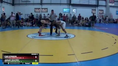 120 lbs Round 3 (3 Team) - Cam Stinson, DARKHORSE WRESTLING CLUB vs Akram Guliyev, RED LION WRESTLING CLUB