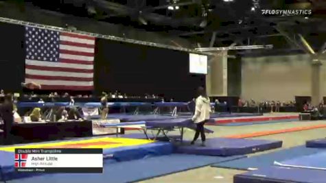 Asher Little - Double Mini Trampoline, High Altitude - 2021 USA Gymnastics Championships