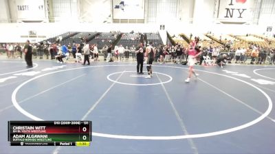 131 lbs Quarterfinal - Christain Witt, BH-BL Youth Wrestling vs Adam Algawani, Buffalo Nomads Wrestling