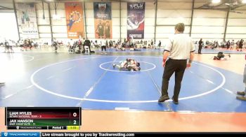 88 lbs Rd# 3 12:00pm Friday - Jax Hanson, East Coast Elite vs Liam Myles, NCWAY National Team