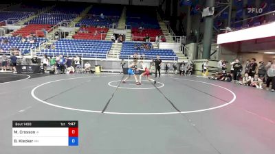 106 lbs Cons 32 #2 - Mac Crosson, Iowa vs Brett Kiecker, Minnesota