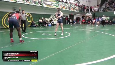 150 lbs Cons. Round 4 - Authur Croom, Austintown-Fitch vs Michael Frenk, Solon