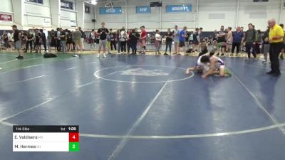 114-C lbs Quarterfinal - Ethan Valdisera, MD vs Mason Hermes, OH