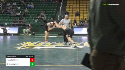 184 lbs Consolation - Trevor Allard, Bloomsburg University vs Chris Morrow, Cleveland State University