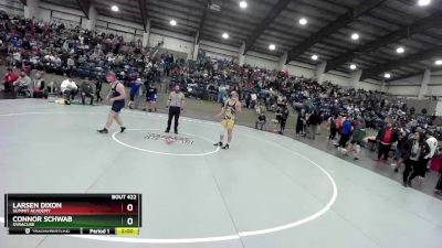 215 lbs Quarterfinal - Larsen Dixon, Summit Academy vs Connor Schwab, Syracuse