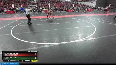 130 lbs Cons. Round 5 - Cody Meyer, Osceola vs Oliver Harcus, Belmont-Platteville