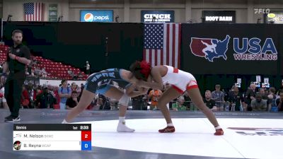 59 kg Semis - Maya Nelson, Sunkist Kids Wrestling Club vs Brenda Reyna, Army (WCAP)