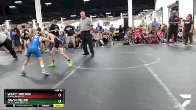 64 lbs Round 2 (8 Team) - Gavin Miller, PA Alliance Red vs Wyatt Breton, Glasgow WA