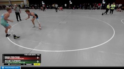 132 lbs Cons. Round 6 - Richie Clementi, Gladiators Academy Wrestling vs Noah Moltzan, Victory School Of Wrestling