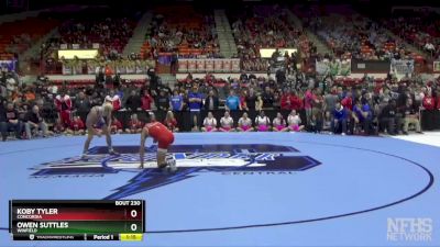 120 lbs Semifinal - Owen Suttles, Winfield vs Koby Tyler, Concordia