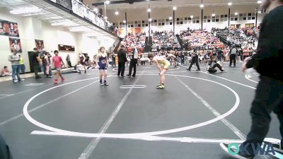 100 lbs Quarterfinal - Gannon Wilson, Team Tulsa Wrestling Club vs Billy Brownen, Pryor Tigers