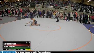 93 lbs Cons. Round 5 - Jaime Gonzalez, Hermiston Wrestling vs Henry Finegan, Viper Wrestling