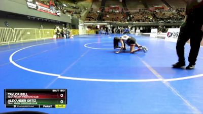 87 lbs Champ. Round 1 - Alexander Ortiz, Team Selma Wrestling Club vs Taylor Bell, Team Arcata Wrestling Club