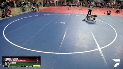 80 lbs Quarterfinal - Eli Hanson, K-W vs Henry Mayer, UNC (United North Central)