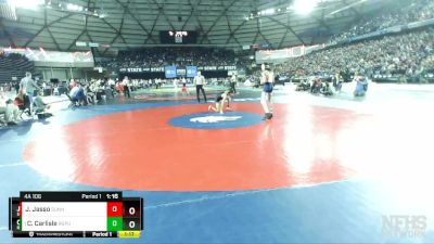 4A 106 lbs 1st Place Match - Curtis Carlisle, Rogers (Puyallup) vs Jayden Jasso, Sunnyside