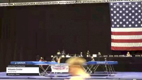 Mikaela Snider - Individual Trampoline, Air Extreme - 2021 USA Gymnastics Championships