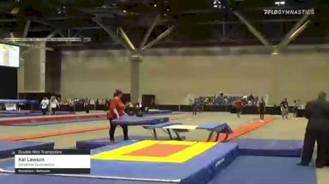Kai Lawson - Double Mini Trampoline, Dynamite Gymnastics - 2021 USA Gymnastics Championships