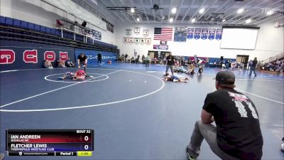 63 lbs Quarterfinal - Ian Andreen, Douglas WC vs Fletcher Lewis, Thermopolis Wrestling Club