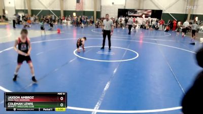 64 lbs Round 1 - Jaxson Ambroz, Pikes Peak Warriors vs Coleman Lewis, Bennett Wrestling Club