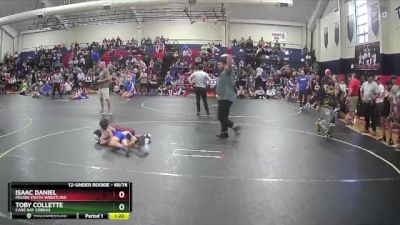 68/76 Round 1 - Isaac Daniel, Pelion Youth Wrestling vs Toby Collette, Cane Bay Cobras