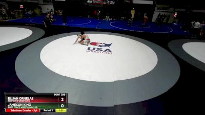 157 lbs Quarterfinal - Jameson King, Elite Force Wrestling Club vs Elijah Ornelas, Red Wave Wrestling