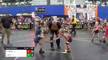 47 lbs Round 5 (8 Team) - Cameron Kirk, Untouchables White vs Kessiah Liechti, Nebraska Elite